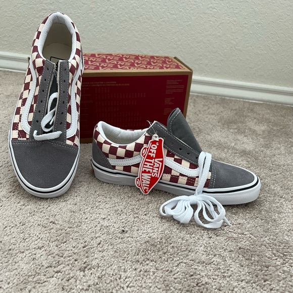 New Old Skool Checkerboard Vans - Picture 6 of 14